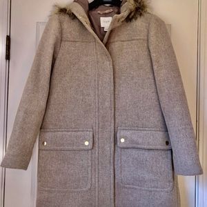 J Crew Factory Vail Parka Sandstone Beige 4